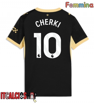Manchester City Rayan Cherki #10 Seconda Maglia Femmina 2026-27 Manica Corta